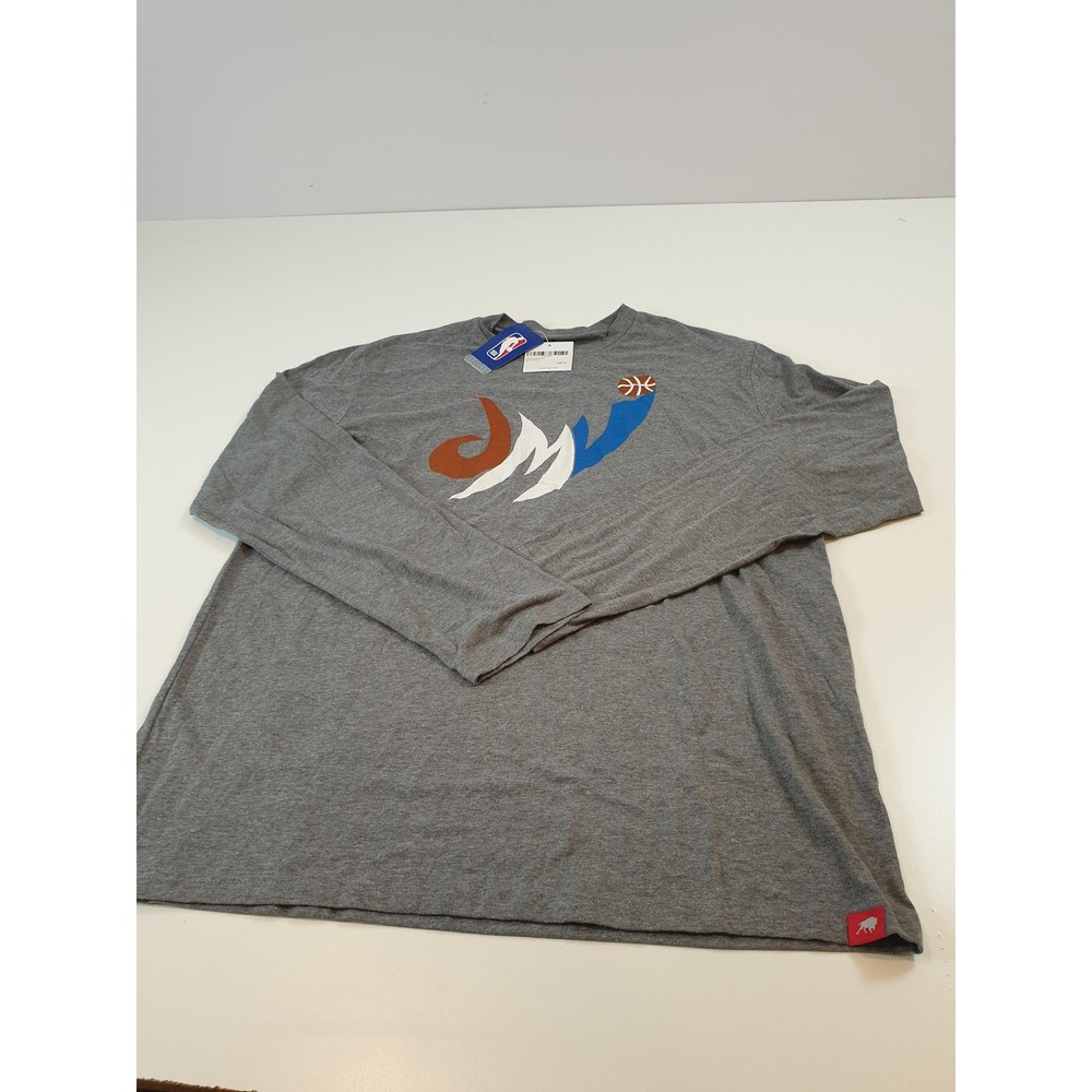 Washington Wizards Shirt Mens XL Gray NBA Basketball Long Sleeve DMV Graphic